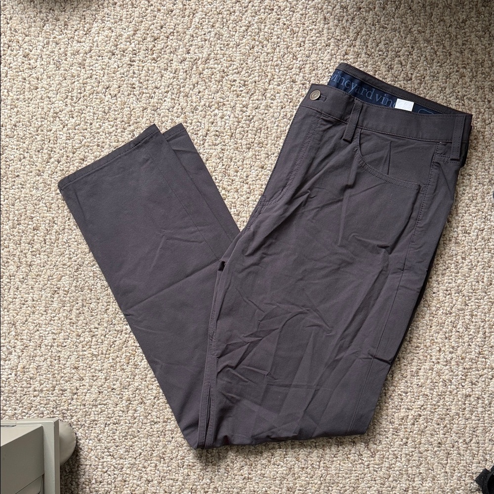 Vineyard Vines Men's Charcoal Chinos